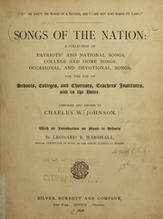 Cover of: Songs of the nation | Charles W. Johnson