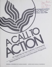 Cover of: A call to action by Catholic Church. National Conference of Catholic Bishops.