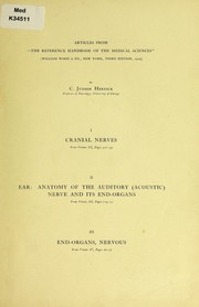 Cover of: Articles from "The reference handbook of the medical sciences" (William Wood & Co., New York, third edition, 1914)