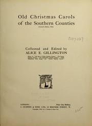 Cover of: Old Christmas carols of the southern counties