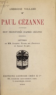 Cover of: Paul Cézanne by Ambroise Vollard