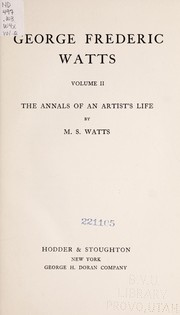 Cover of: George Frederic Watts
