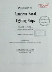 Cover of: Dictionary of American Naval fighting ships