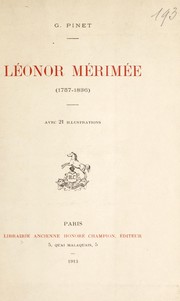 Cover of: Lenor Merimee (1757-1836)