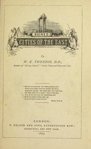 Cover of: Ruined cities of the East
