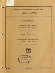 Cover of: Motor grader test: report of Caterpillar grader Model 12, San Bernardino National Forest, January 23 - March 15, 1950