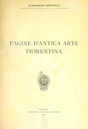 Cover of: Pagine d'antica arte fiorentina