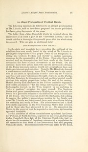 Cover of: An alleged proclamation of President Lincoln