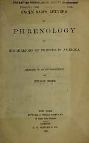 Cover of: Uncle Sam's letters on phrenology to his millions of friends in America by Warren Burton