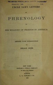 Cover of: Uncle Sam's letters on phrenology to his millions of friends in America