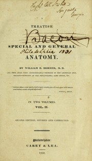 Cover of: A treatise on special and general anatomy