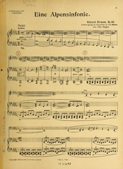 Cover of: Eine Alpensinfonie, op. 64