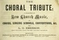 Cover of: The Choral tribute