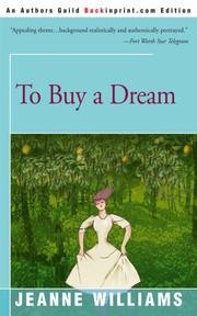 Cover of: To Buy a Dream