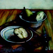 Sweet Pears (painting) by Mary Harju