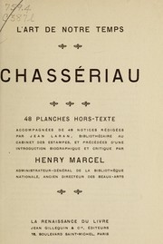 Cover of: Chassériau by Jean Laran