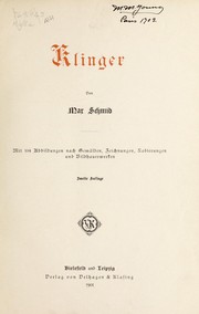 Cover of: Klinger