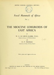 Cover of: Fossil mammals of Africa