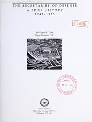 Cover of: The secretaries of defense: a brief history, 1947-1985