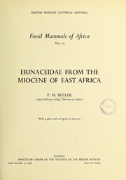 Cover of: Fossil mammals of Africa by British Museum (Natural History)