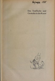 Cover of: Das Teuflische und Groteske in der Kunst, mit 103 Abbildungen by Wilhelm Michel