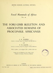Cover of: Fossil mammals of Africa by British Museum (Natural History)