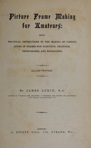 Cover of: Mounting and framing pictures