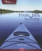 Cover of: From Java to Ruby: Things Every Manager Should Know (Pragmatic Programmers)