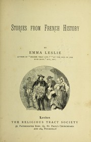 Cover of: Stories from French history