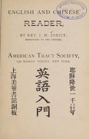 Cover of: English and Chinese reader