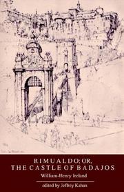 Cover of: Rimualdo; or, The Castle of Badajos