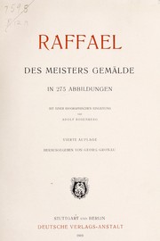Cover of: Raffael: des Meisters GemÃ¤lde in 275 Abbildungen