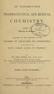 (An) introduction to pharmaceutical & medical chemistry ... by John Muter