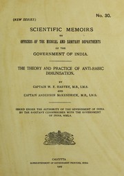 Cover of: The theory and practice of anti-rabic immunisation