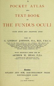 Cover of: A pocket atlas and text-book of the fundus oculi: with note and drawing book