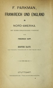 Cover of: Frankreich und England in Nord-Amerika