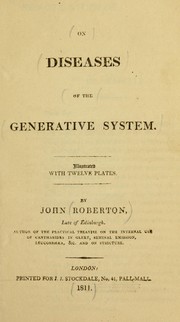 On diseases of the generative system by Roberton, John