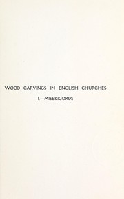 Cover of: Wood carvings in English churches by 