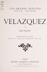 Cover of: Velázquez