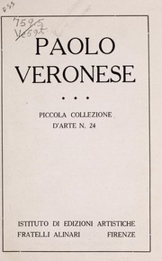 Cover of: Paolo Veronese