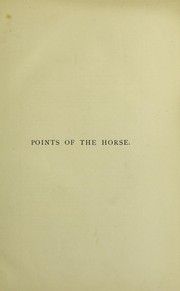 Cover of: Points of the horse: a familiar treatise on equine conformation