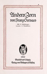 Anders Zorn by Servaes, Franz Theodor Hubert