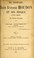 Cover of: Le statuaire Jean-Antoine Houdon et son époque (1741-1828)
