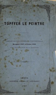 Töpffer le peintre by Charles Dubois-Melly