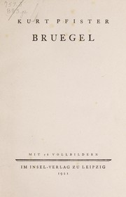 Cover of: Bruegel: mit 78 Vollbildern