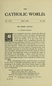Cover of: The poet's Lincoln