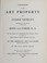 Cover of: Catalogue of the art property and other objects belonging to the estate of the late John La Farge, N.A.