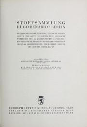 Stoffsammlung Hugo Benario by Rudolph Lepke's Kunst-Auctions-Haus