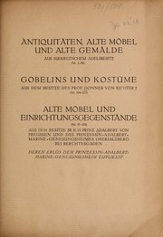 Antiquit©Þten, alte M©œbel und alte Gem©Þlde; Gobelins und Kost©ơme; alte M©œbel und Einrichtungsgegenst©Þnde by Galerie Hugo Helbing