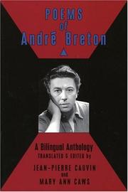 Cover of: Poems of Andre Breton: A Bilingual Anthology